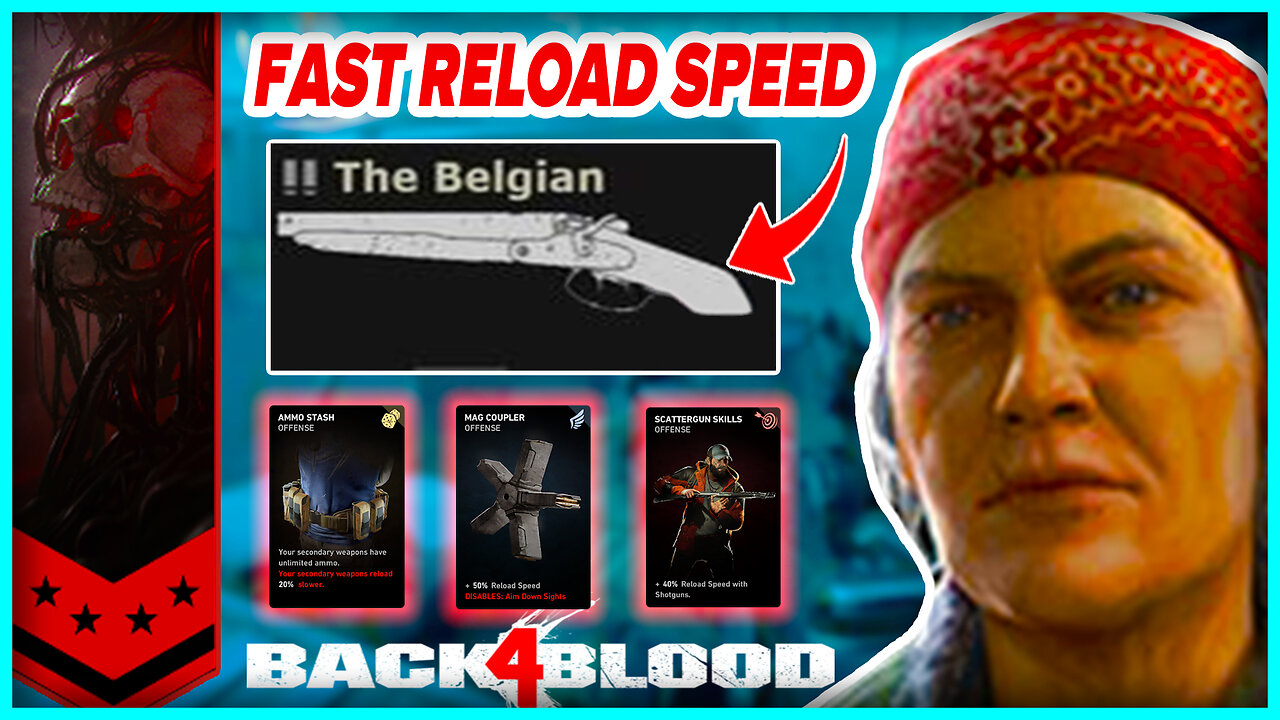 RAPID FIRE BELGIAN DPS DECK BUILD! - Back 4 Blood Post Update Nightmare And No Hope Deck Build 2022