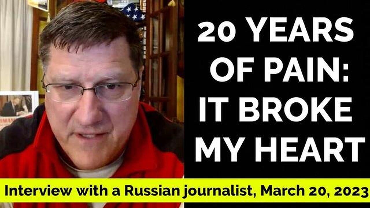 THE WAR WILL CHANGE YOU FOREVER - SCOTT RITTER | INTERVIEW WITH A RUSSIAN JOURNALIST, MARCH 20, 2023