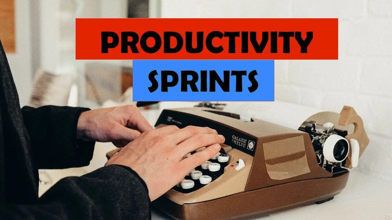 PRODUCTIVY SPRINTS / Camp NaNo / Writing Sprints