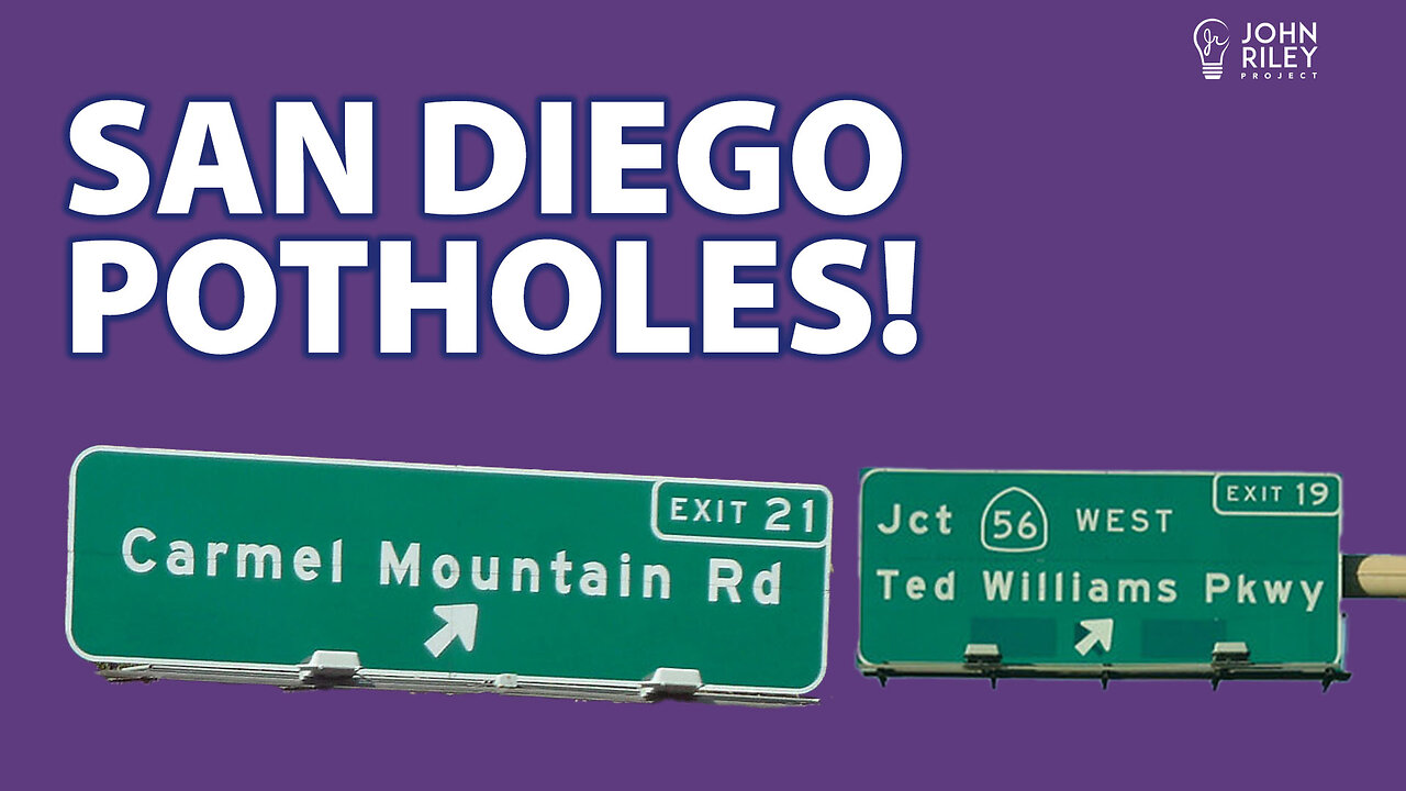 San Diego Pothole Survey. Just fix the damn roads, especially in Rancho Bernardo!