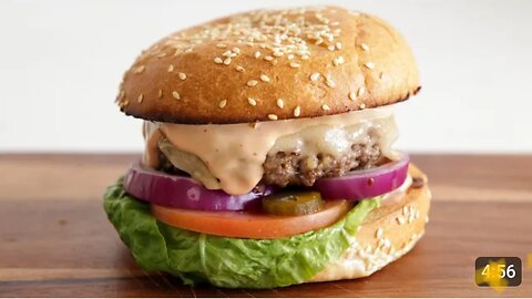 How to make Popular hamburger🍔at home