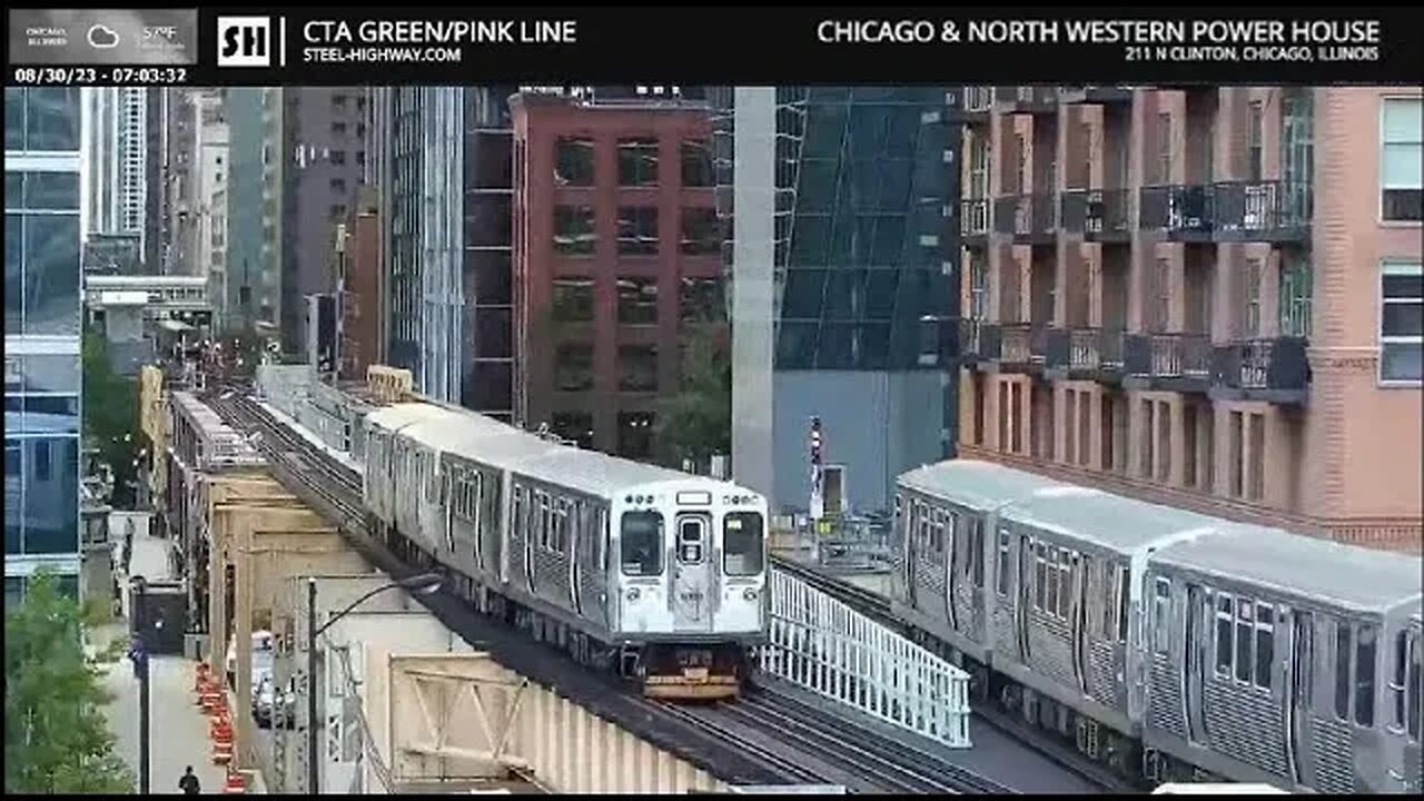 Chicago & North Western Power House Live Webcam (CTA) - Chicago, IL #SteelHighway