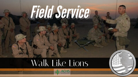 "Field Service"Walk Like Lions Christian Daily Devotion with Chappy April 14, 2022