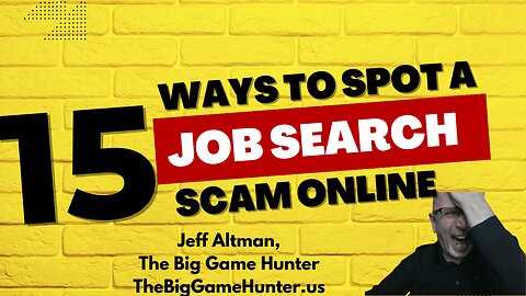 15 Ways to Spot a Job Scam Online