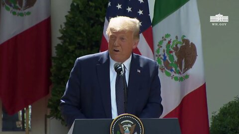 President Trump Signs a Joint Declaration with the President of the United Mexican States (EN+SP)