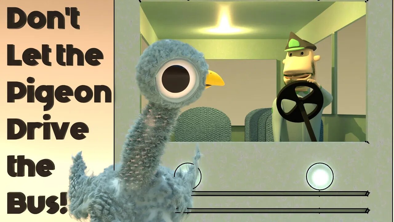 Don't Let the Pigeon Drive the Bus | Animated storybook , words and pictures by Mo Willems