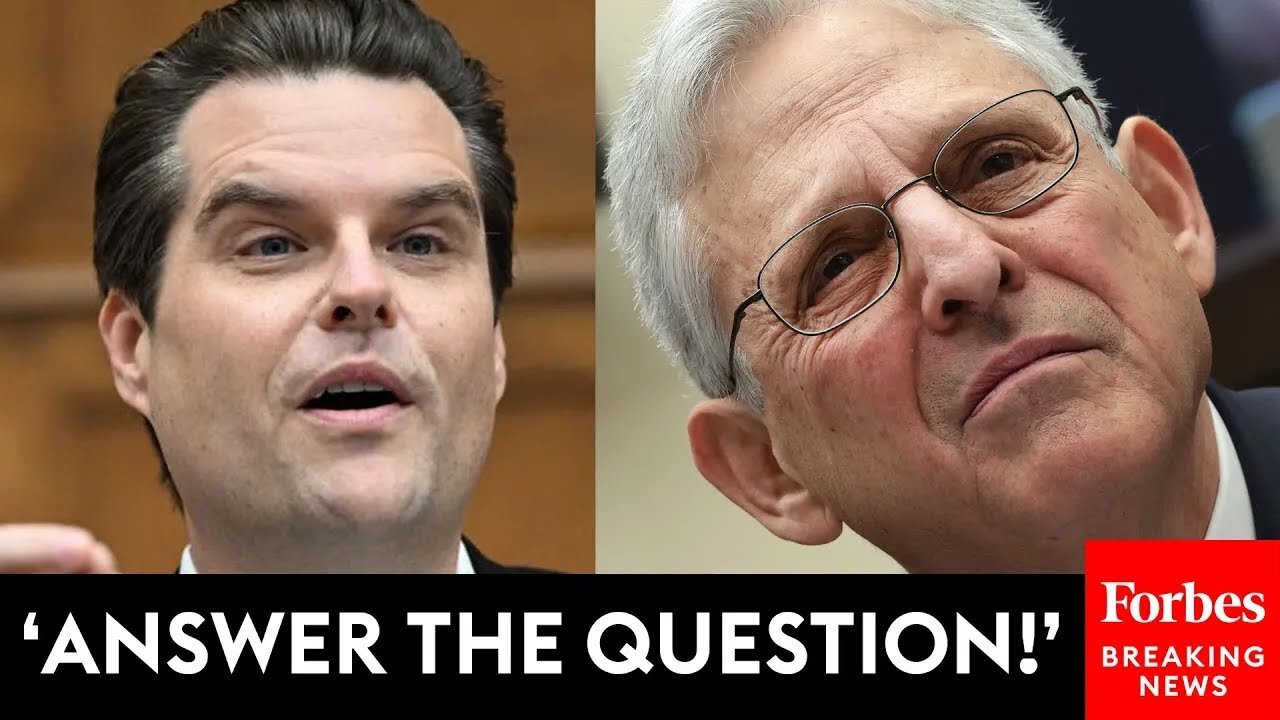 SUPERCUT: Matt Gaetz—Trump's Attorney General Pick—Grills AG Garland At Judiciary Hearings