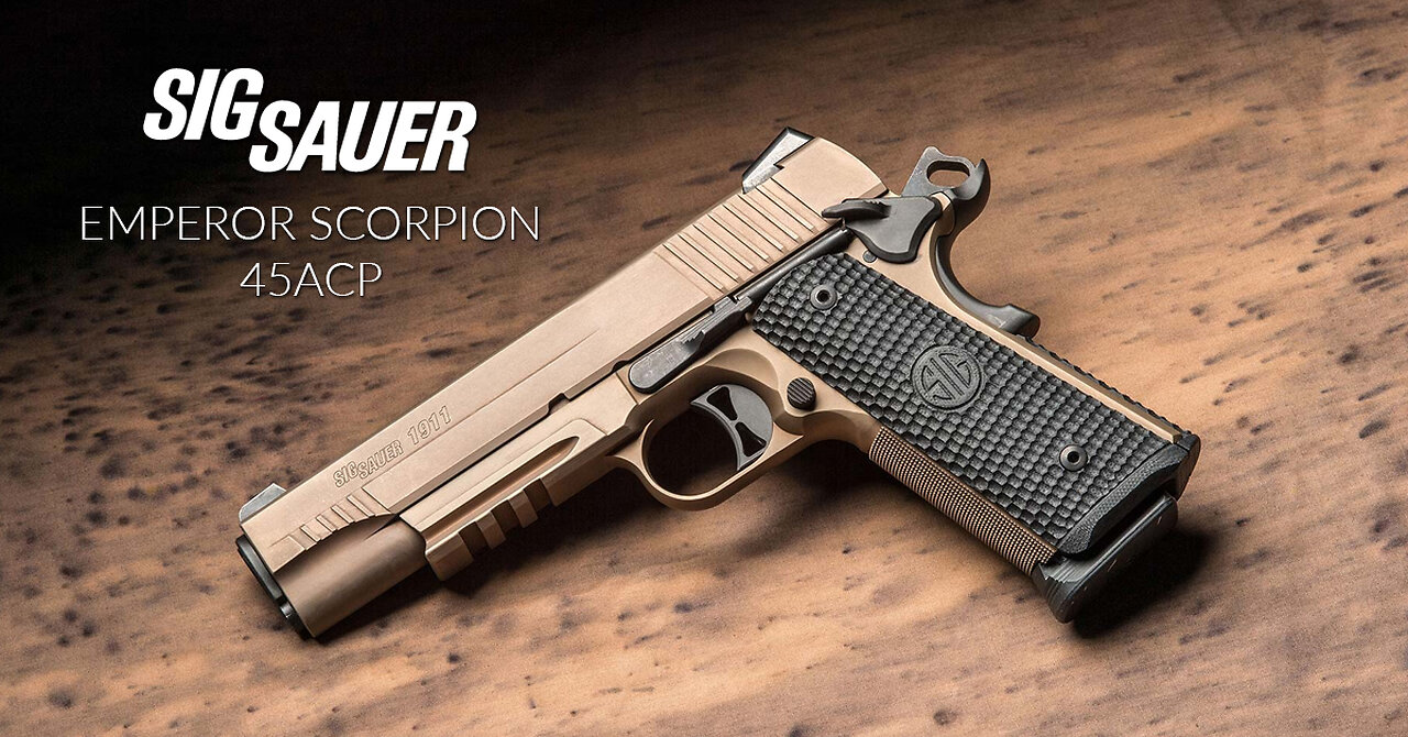 SIG SAUER 1911 EMPEROR SCORPION 45 ACP - MVP SELECTION