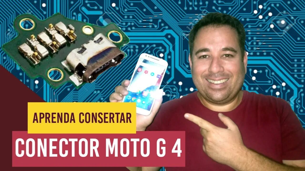 MOTO G4 PLUS CONSERTANDO CONECTOR DE CARGA