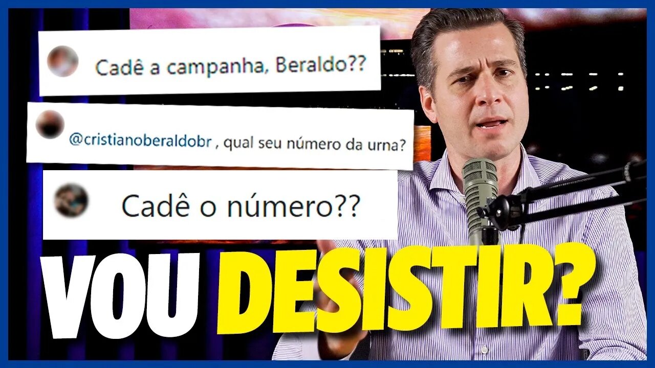 O QUE ACONTECEU COM A MINHA CANDIDATURA?