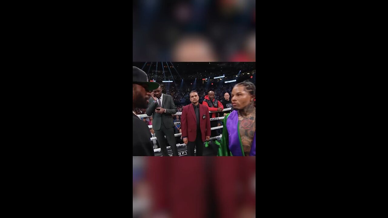 Floyd Mayweather Epic Pre Fight Speech to Tank Davis Before DavisGarcia boxing