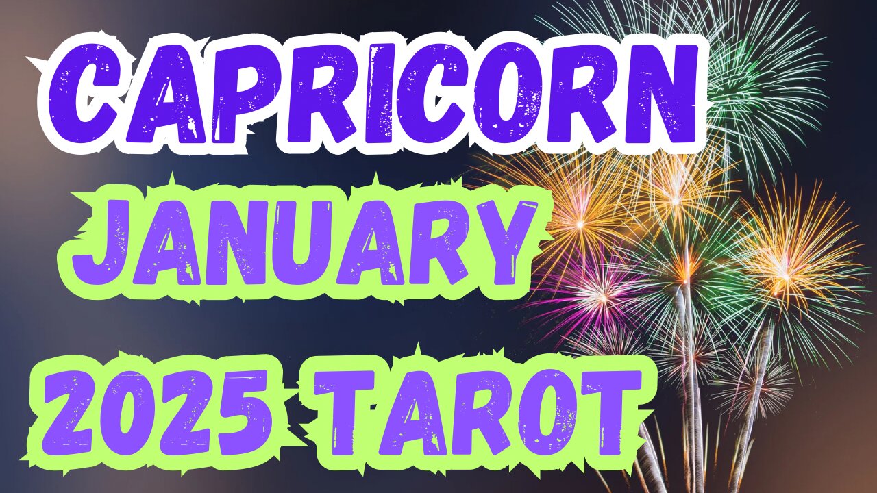 Capricorn ♑️- Time to be self! January 2025 Evolutionary Tarot Reading #capricorn #tarot