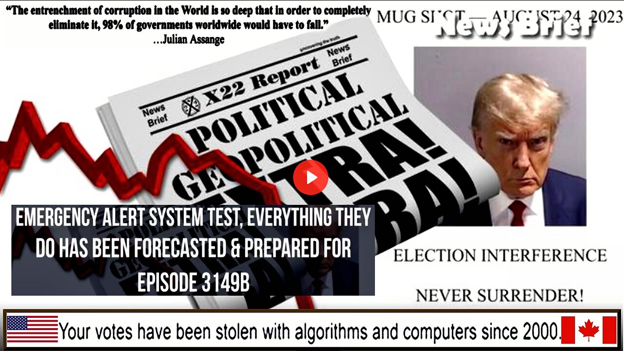 Ep. 3149b - Emergency Alert System Test, Everything They Do Has Been Forecasted & Prepared For