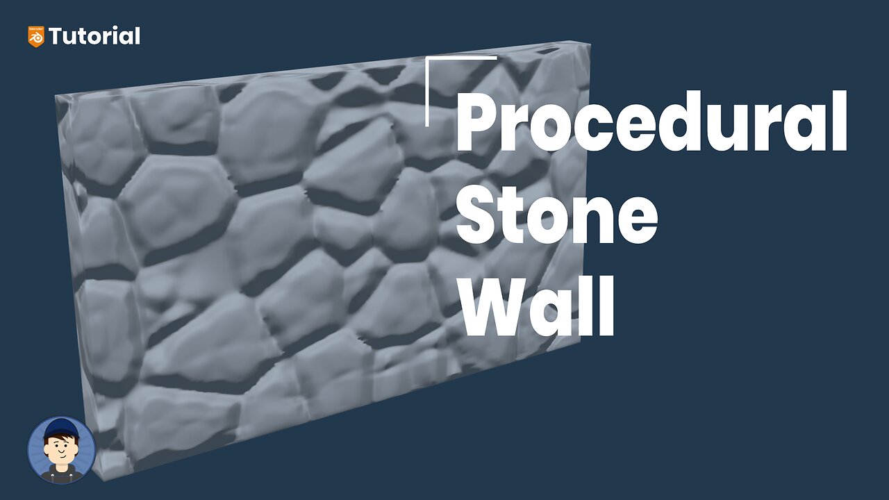 How to make a procedural stone wall in Blender & xNormal [no sculpting] | 3D Modeling | Game Asset