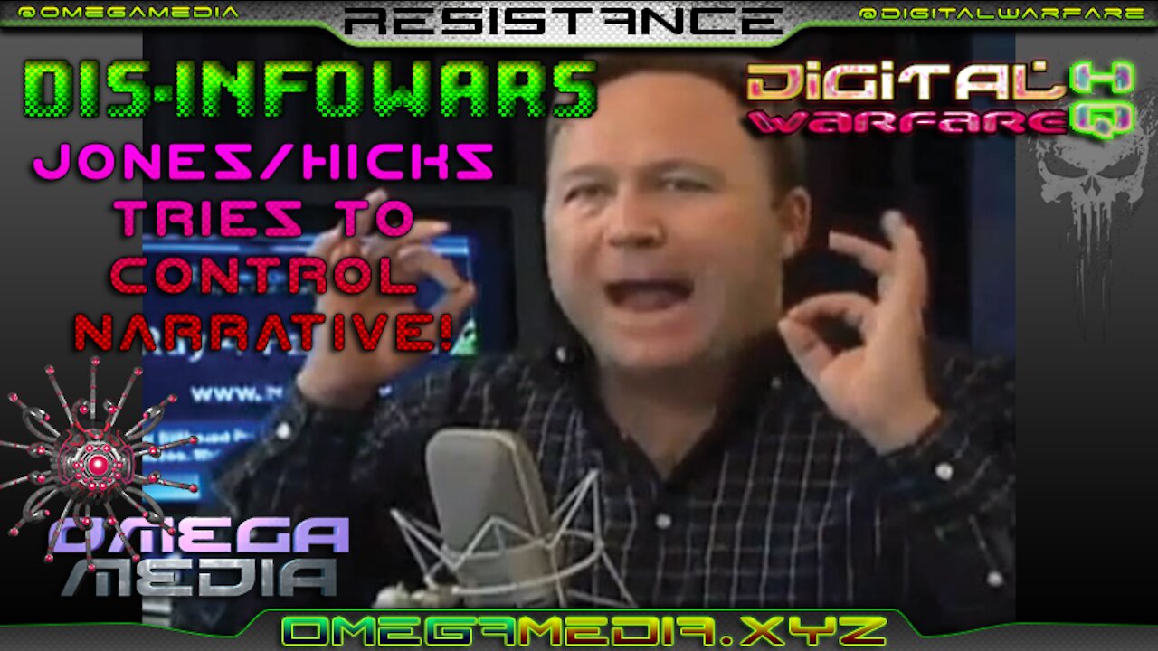 Digital Warfare - InfoWars - Alex Jones / Bill Hicks Tries to Control the Narrative!