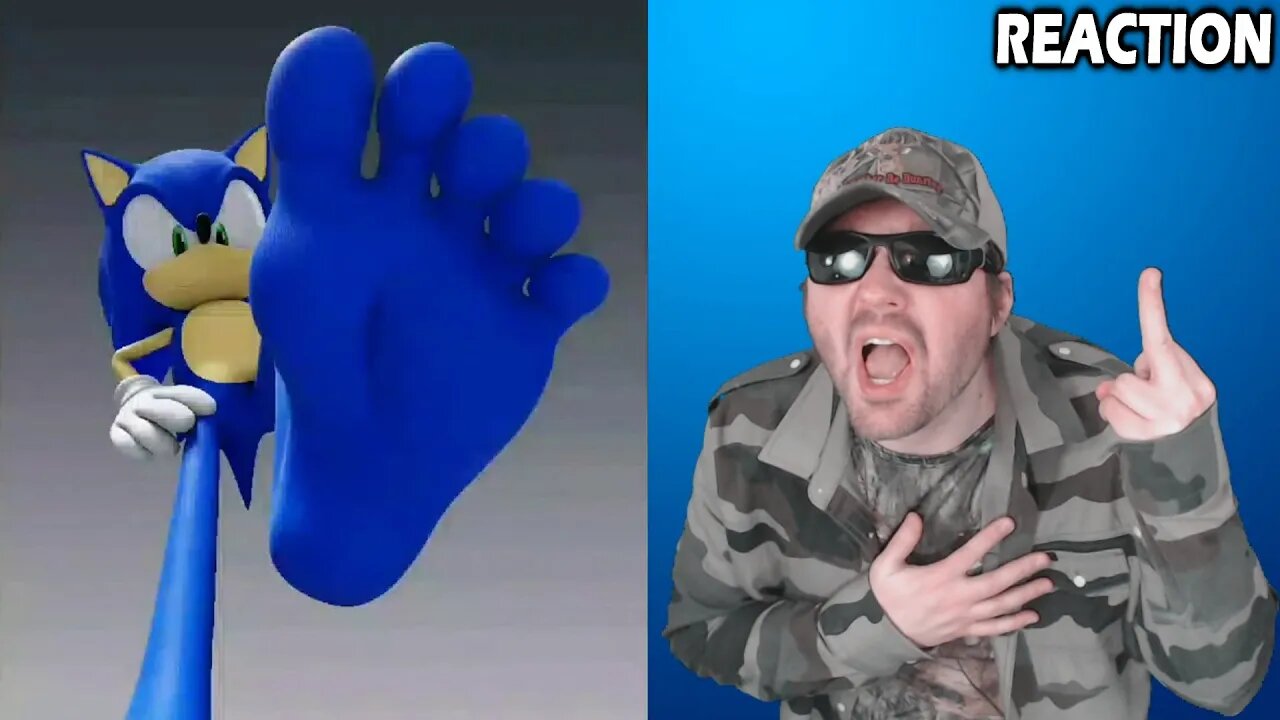 Sonic Foot Teases You ASMR (Best With Headphones) REACTION!!! (BBT)