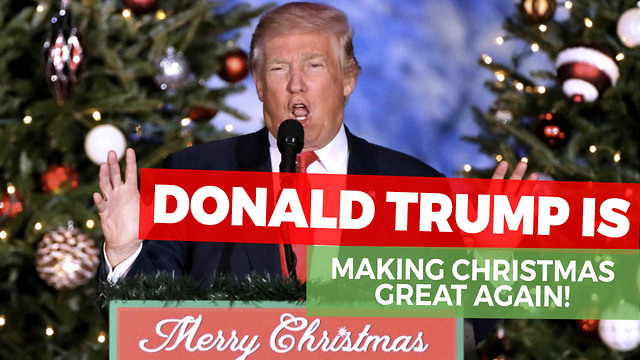 They Told Trump He Can’t Say “Merry Christmas,” So He Takes Immediate Action