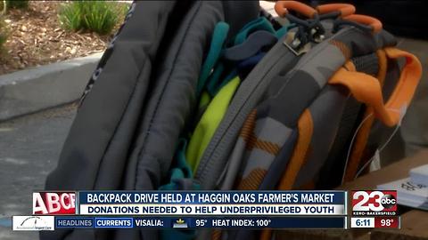 Apple Core holds backpack drive to help students in need