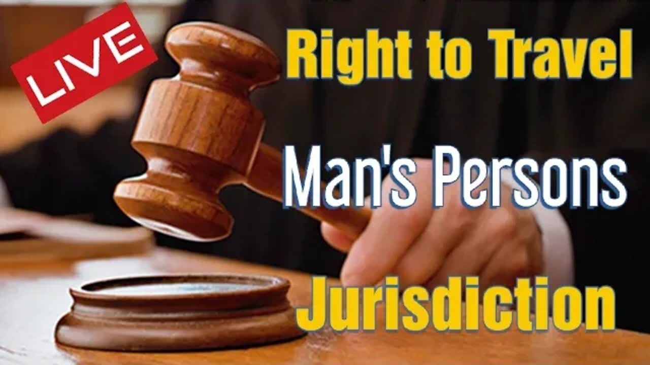 Right To Travel, Persons, Jurisdiction