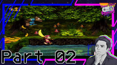 Donkey Kong Country 3 Dixie Kong's Double Trouble [SNES] Part 02 Kremwood Forest [Commentary]