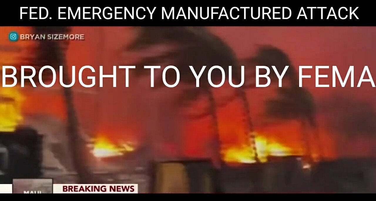 Globalist First Strike Genocide Agenda 2030 Enslavement. Maui, the Ultimate Betrayal