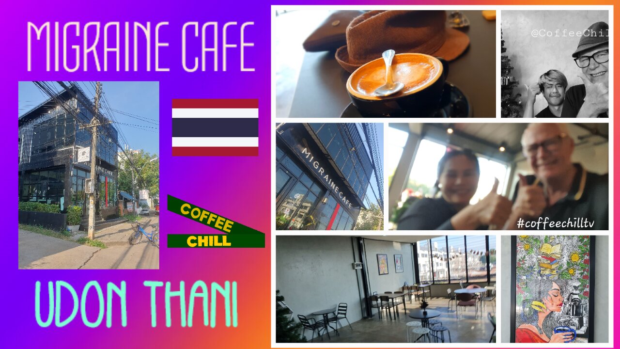 MIGRAINE CAFE Udon Thani Issan Thailand - Life's better with coffee #udonthani #isaan คาเฟ่ อุดรธานี