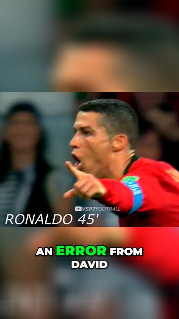 When Ronaldo scored the match and made them win😮‍💨😮 unbelievable shots by ronaldo