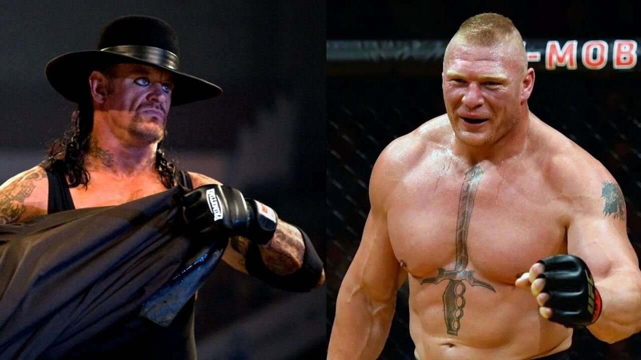 wwe brock lesnar undertaker