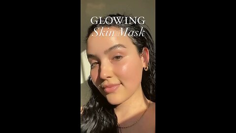 glowing skin mask ✨🌼