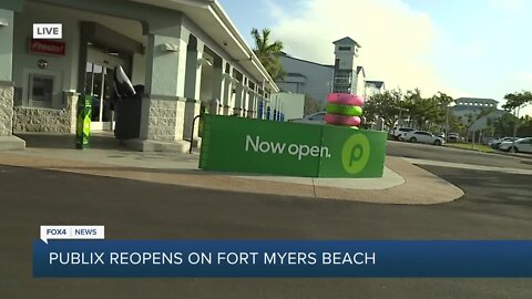 The only grocery store on Fort Myers Beach is back open, 8 months after Ian hit