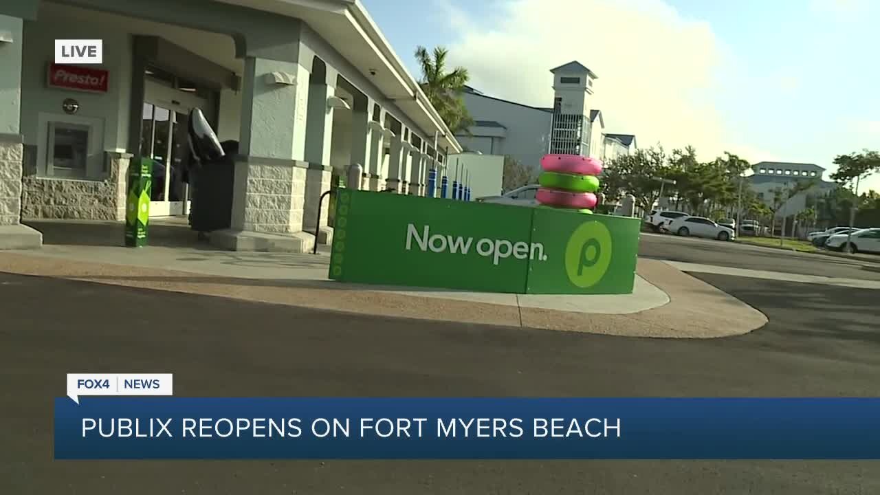 The only grocery store on Fort Myers Beach is back open, 8 months after Ian hit
