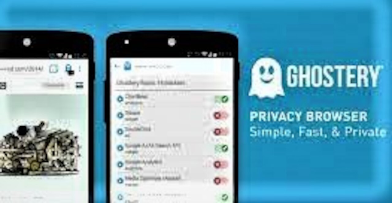 GHOSTERY Ad & Popup Blocking Web Browser for your Android Phone or PC Tablet