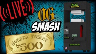 GOLDEN TICKET GIVEAWAY SMASH ON NUGSMASHER OG LIVE @ 3:15PM