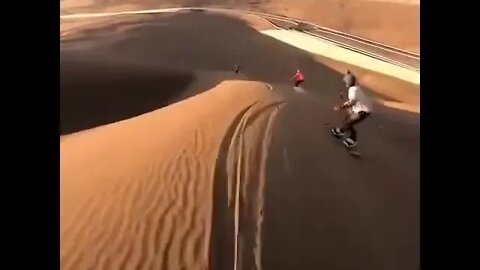 Sand boarding