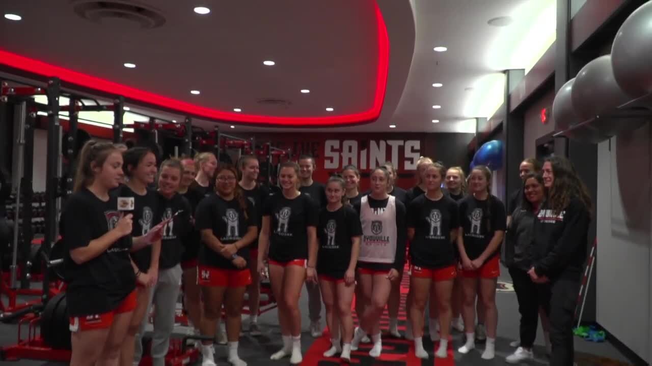 Women in Sports - D'Youville lacrosse team