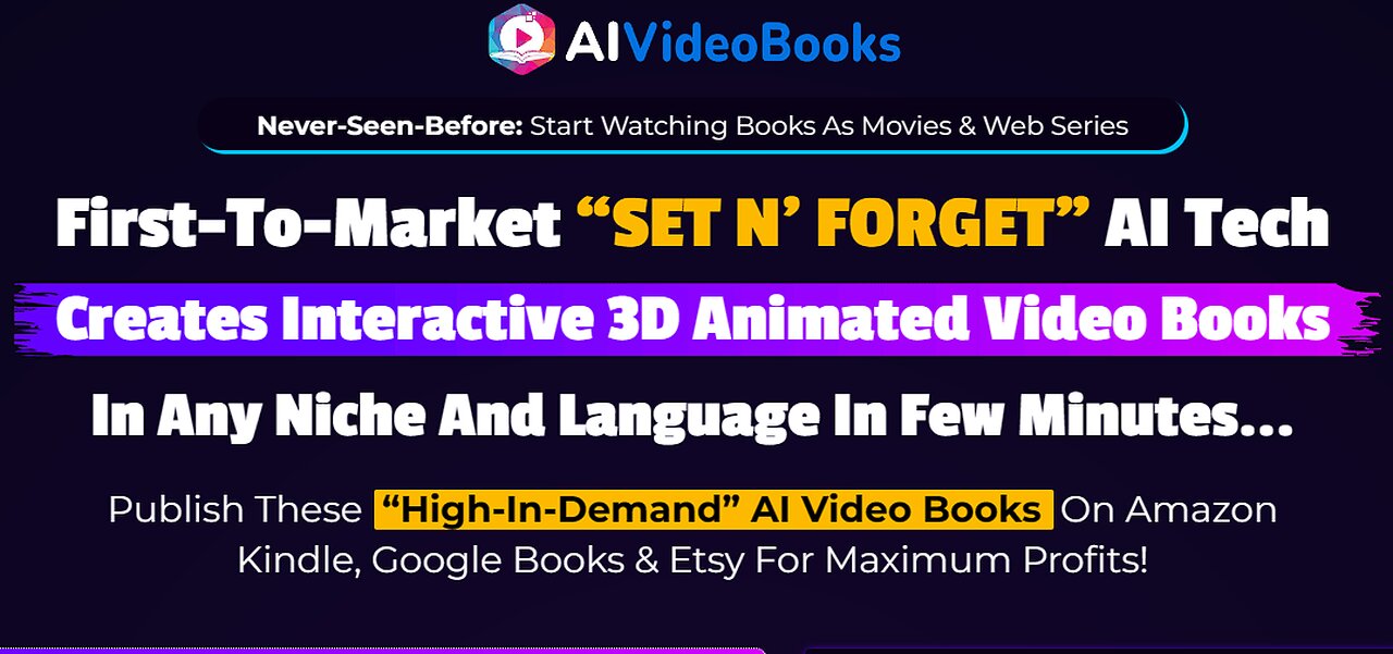 AI VideoBooks Review | AI Tech Creates Interactive 3D Animated Video Books