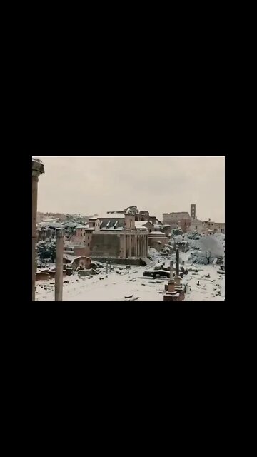 Snow day in Rome
