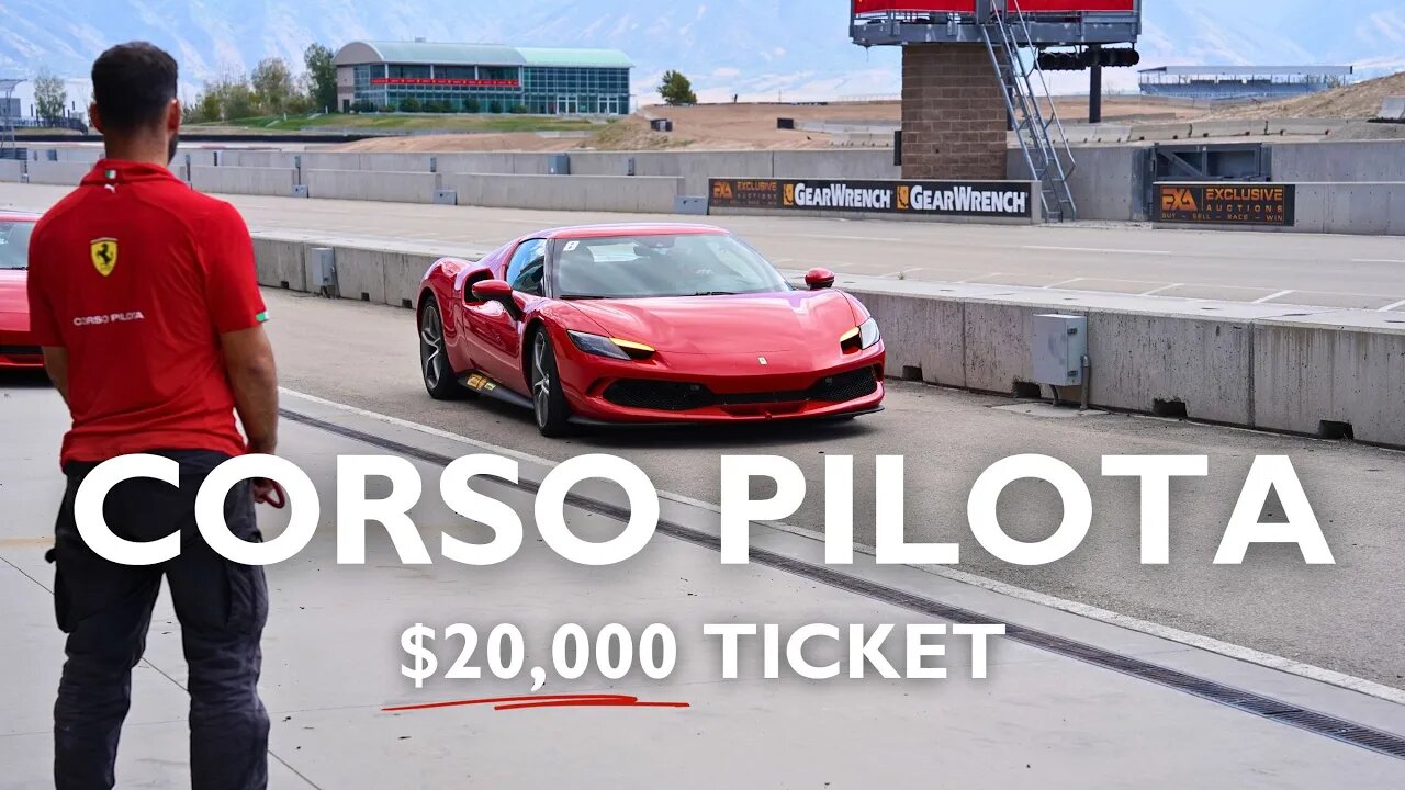 What I Learned at the $20,000+ Ferrari Driving School While Flying on A Private Jet!