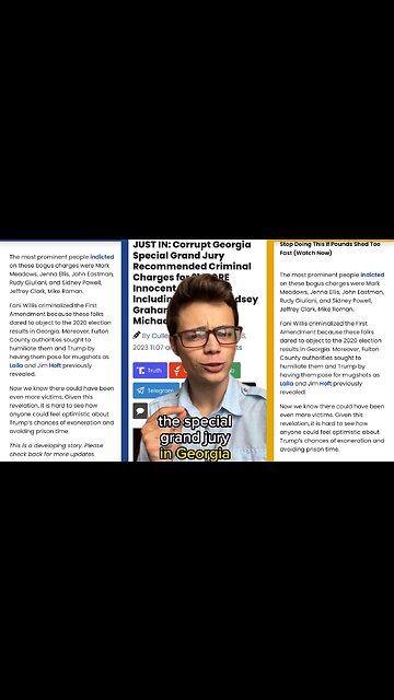 Victor Reacts: Rabid Special Grand Jury Wanted Blood - Sought to Indict an Additional 21 People!