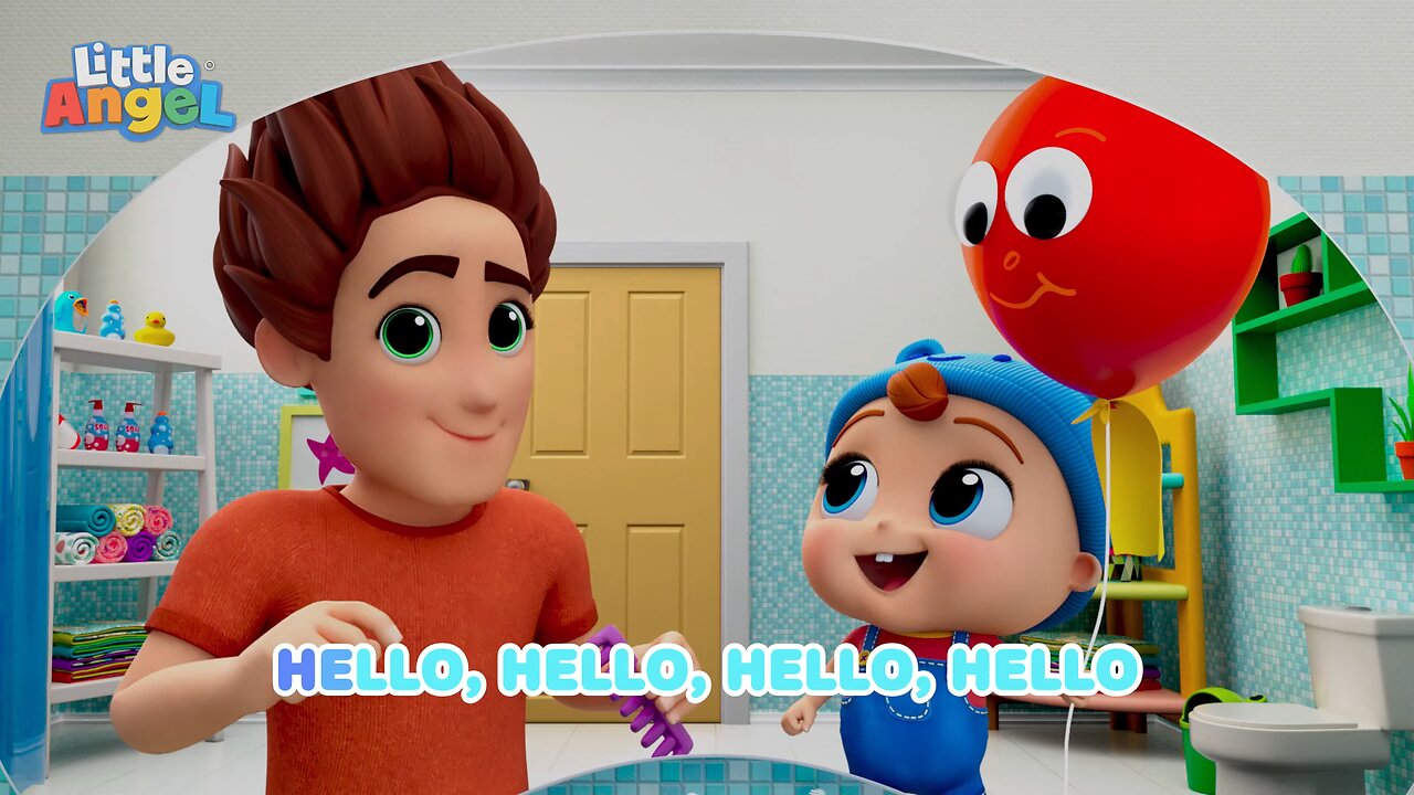 Hello Family Song | @LittleAngel Kids Songs & Nursery Rhymes