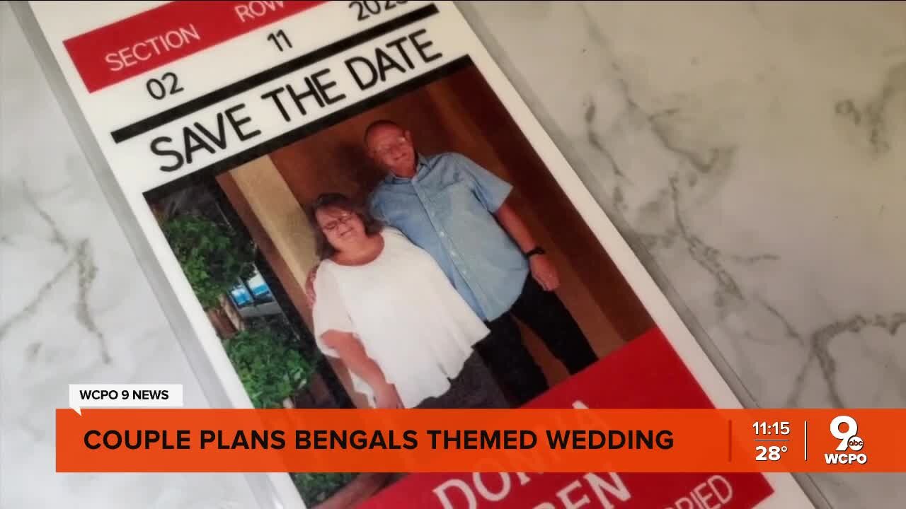 Couple plans Bengals-themed wedding