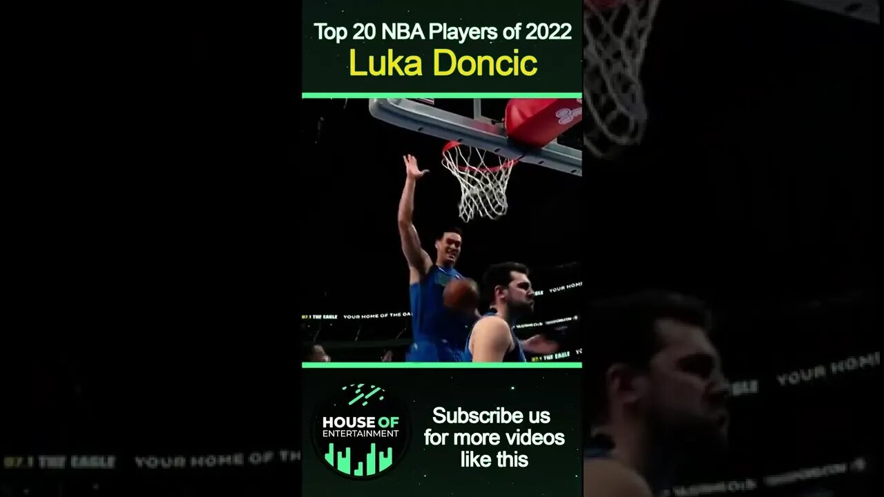 Luka Doncic gets a spot among the top NBA Player in 2022 | Top NBA Players #Shorts