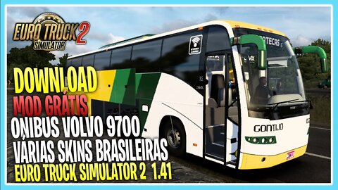 MOD ETS2 ONIBUS VOLVO 9700 PARA EURO TRUCK SIMULATOR VERSÃO 1.41