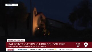 Fire breaks out at Salpointe High School