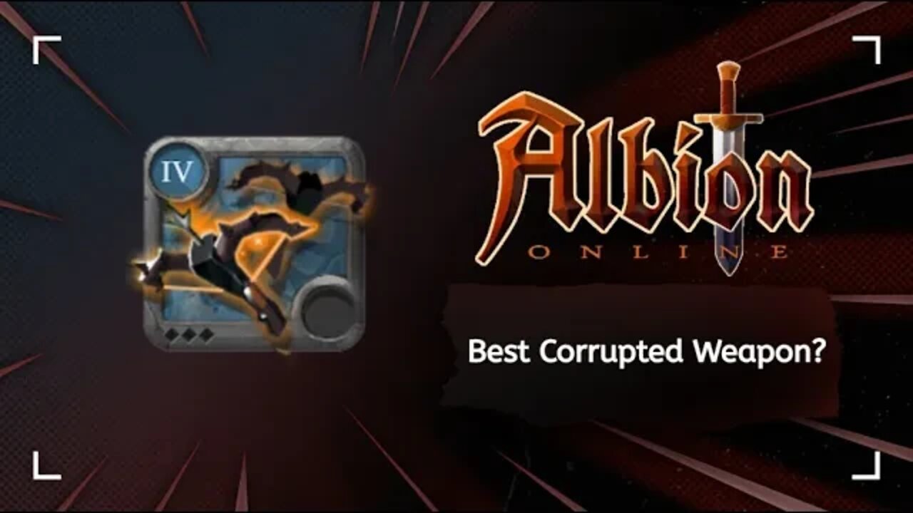 Albion Online - Best weapon in the game for Corrupted Dungeons