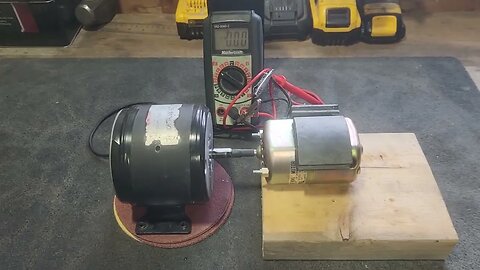 Tesla Turbine Load Test "Primitive Pete" Tesla Turbine #1: Poor Little Motor Power Output Test