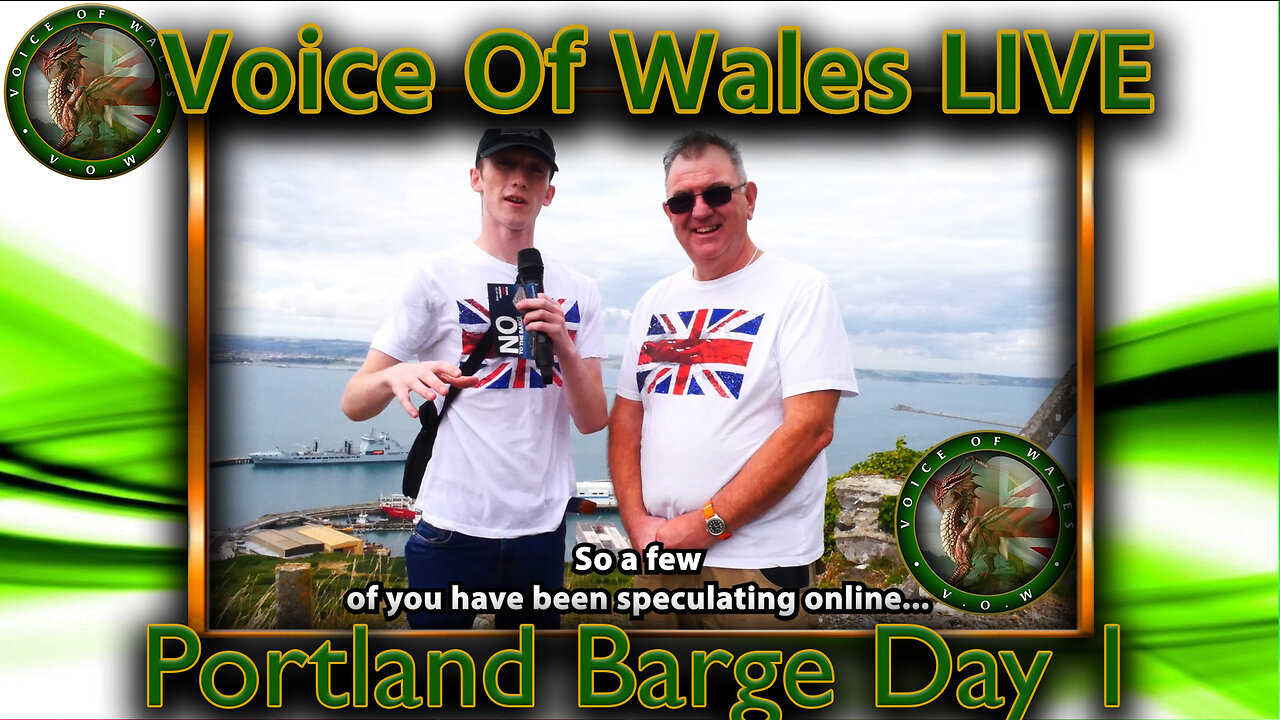 Voice Of Wales & Portland Migrant Barge - Day 1