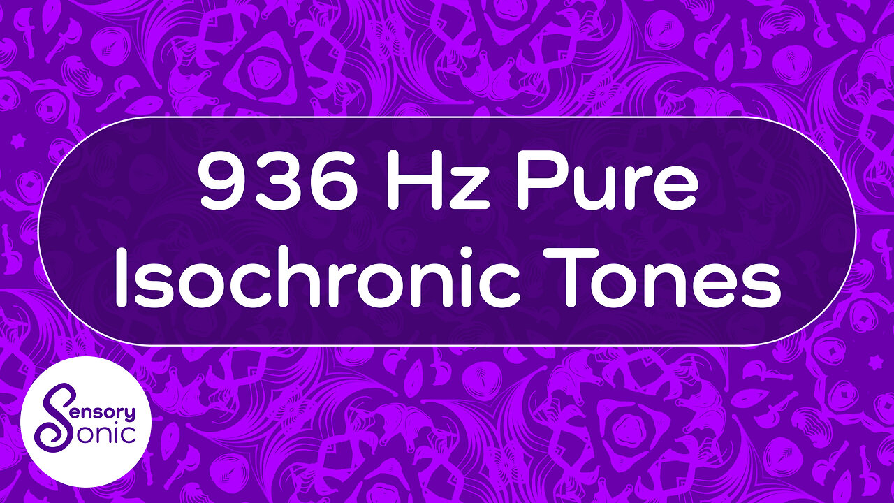 936 Hz Pure Isochronic Tones | Crown Chakra | Third Eye Spiritual Frequency