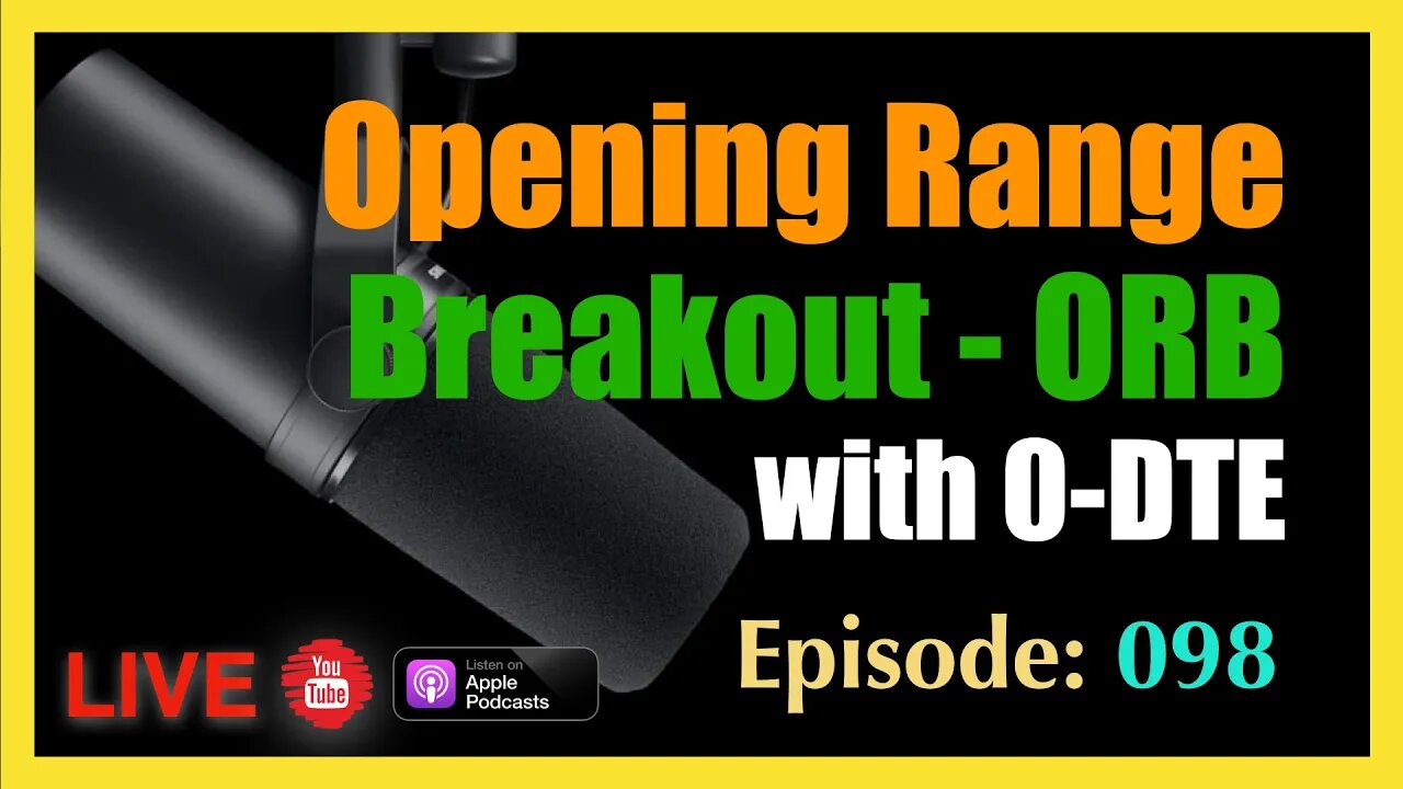 Opening Range Breakout with 0-DTE- episode #98