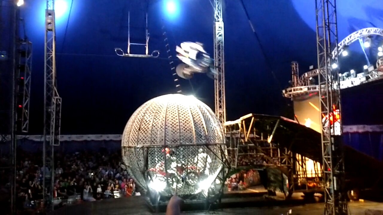 globo da morte mirage circus